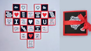 Easy And Beautiful Card For Valentine's Day | Valentine's Day Card Making Very Easy