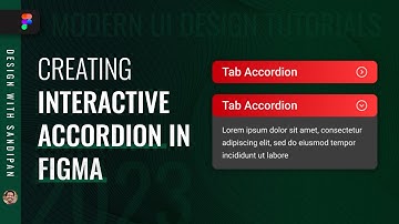 Interactive Accordion in Figma | Modern UI Design 2023