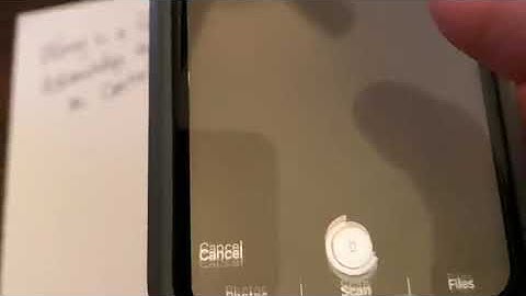 Canvas upload with Genius Scan