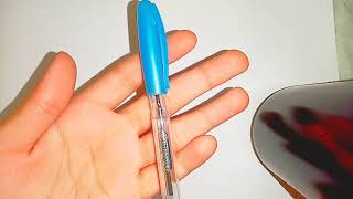 تجربه أقلام جاف ملونه?(اول فيديو على القناه) | Experiment with colored pens