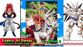 Tiến hóa sức mạnh Dragonball GT【FULL SHADOW SAGA】Gogeta SS4 Vs Omega Shenron