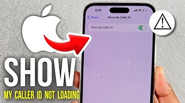 How to FIX Show My Caller ID Not Loading in iPhone Settings - 2025