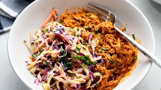Keto BBQ Pulled Chicken [Low-Carb Crockpot Recipe] by RuledMe 24,459 views 3 months ago 2 minutes, 21 seconds