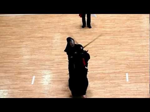 2012関東学生剣道選手権　中大 宮本大 vs 國士舘 高岡