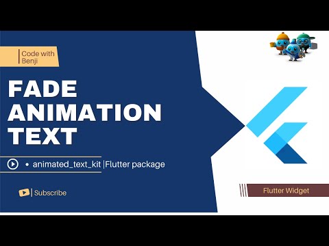 flutter tutorial:- Fade