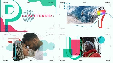 Patterns And Letters Modular Template for Apple Motion & FCPX - MotionVFX