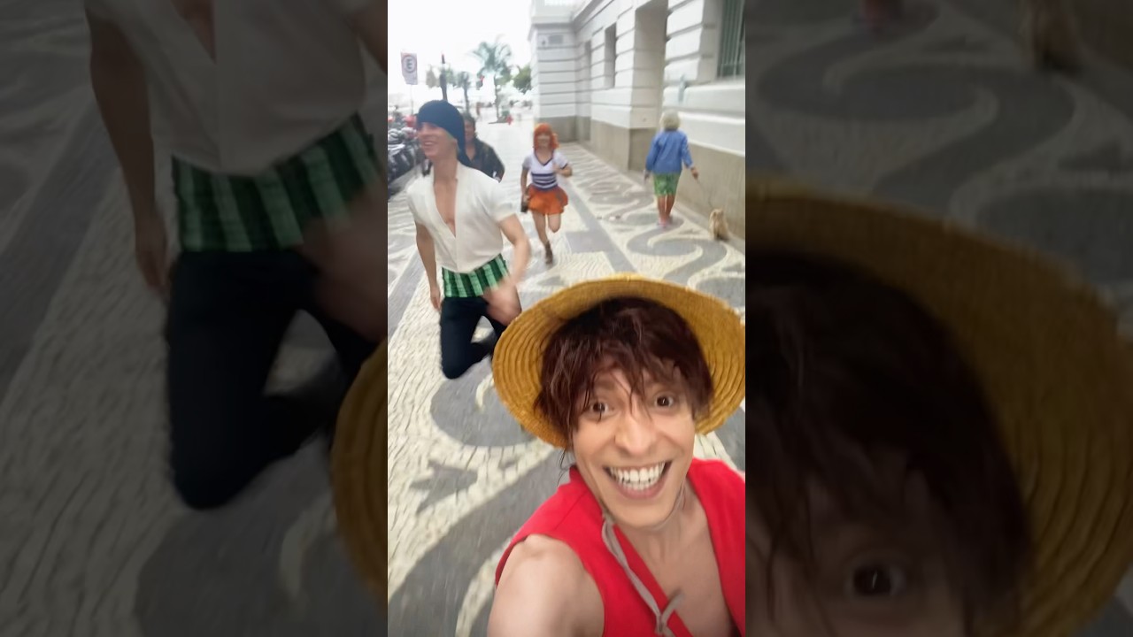 Luffy, Zoro, Nami e Usopp! Zoro se perdeu 👀 #onepiece #onepiecenetflix