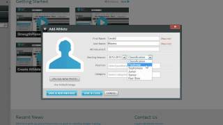 Adding Athletes screenshot 3