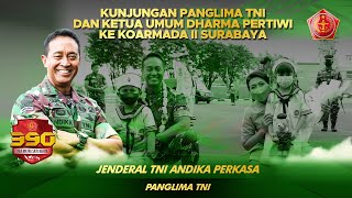 Kunjungan Panglima TNI & Ketum Dharma Pertiwi ke Koarmada II Surabaya