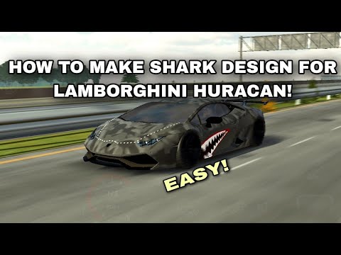 HOW TO MAKE SHARK DESIGN FOR LAMBORGHINI HURACAN | CAR PARKING MULTIPLAYER  - MALAYSIA - YouTube