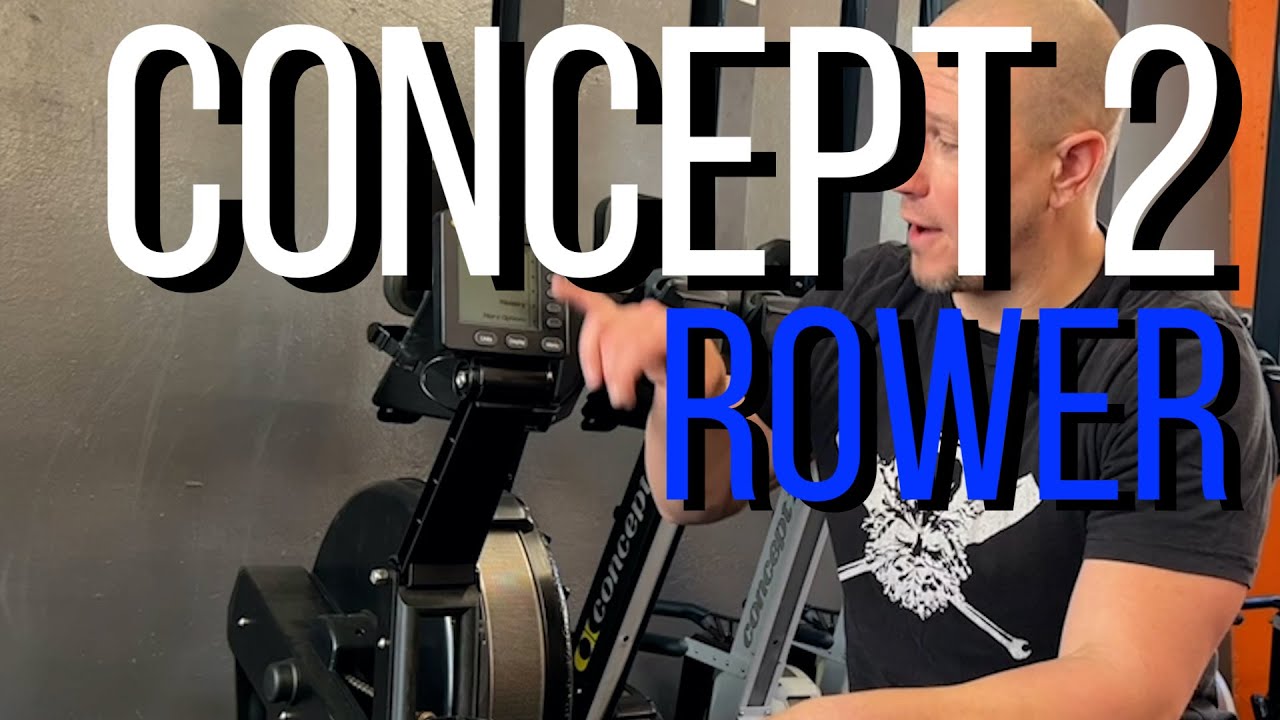 Introduction to the concept 2 rowing machine cardio options exercises for overweight