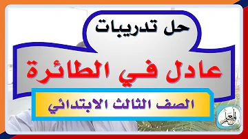 قراءة درس عادل في الطائرة