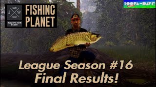 Final League Points Fishing Planet