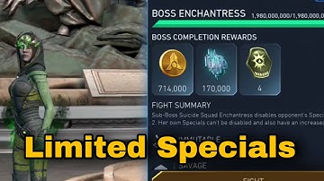 Boss Enchantress was once a problem in Advent of chaos solo raid | Injustice 2 Mobile