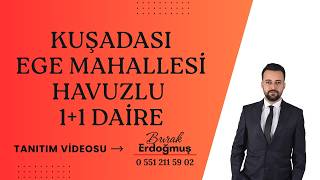 Kuşadası Ege Mah. Havuzlu Lüks Güvenlikli Sitede Denize Yakın 1+1 Satılık Daire / Apartment for sale