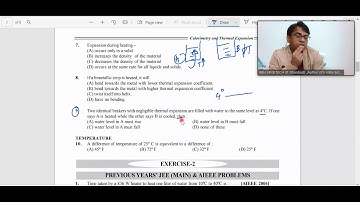 Doubt discussion of calorimetry of IIT JEE Mains by RKH SIR(B.TECH IIT DHANBAD).Author of Irodov Sol