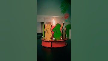 Time to #celebrate #easter with a #personalized #bunny #candleholder made by #crealityfalcona1 10W!