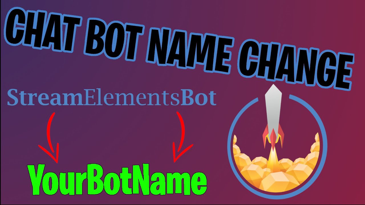 Customizando o nome do bot no StreamElements - Streamando - De Streamers  para Streamers 💜