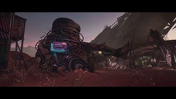 Neon Sign Demo - UE4 Scene