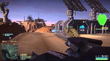 Planetside 2 - Magrider gunning with Saron