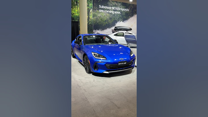 2025 Subaru BRZ tS (Canadian International AutoShow)