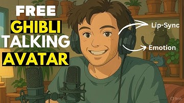 How to Make FREE Ghibli Style AI Talking Avatar | Create Ghibli AI Animation | Free Talking Photo