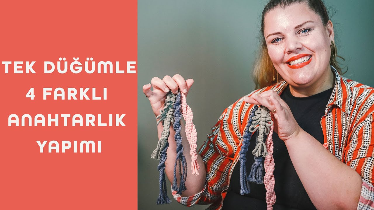 MAKROME ANAHTARLIK YAPIMI - En Basit Anlatım