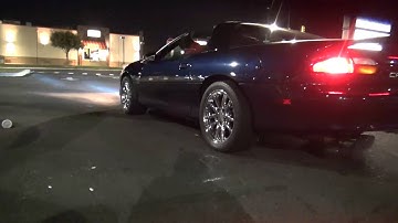 Testing the line lock in the 6.0l swapped Camaro SS burnout