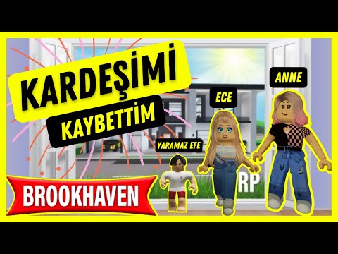 💃ANNEM İŞTEYKEN KARDEŞİMİ KAYBETTİM😨🥵 - ROBLOX Brookhaven 🏡- HİKAYE