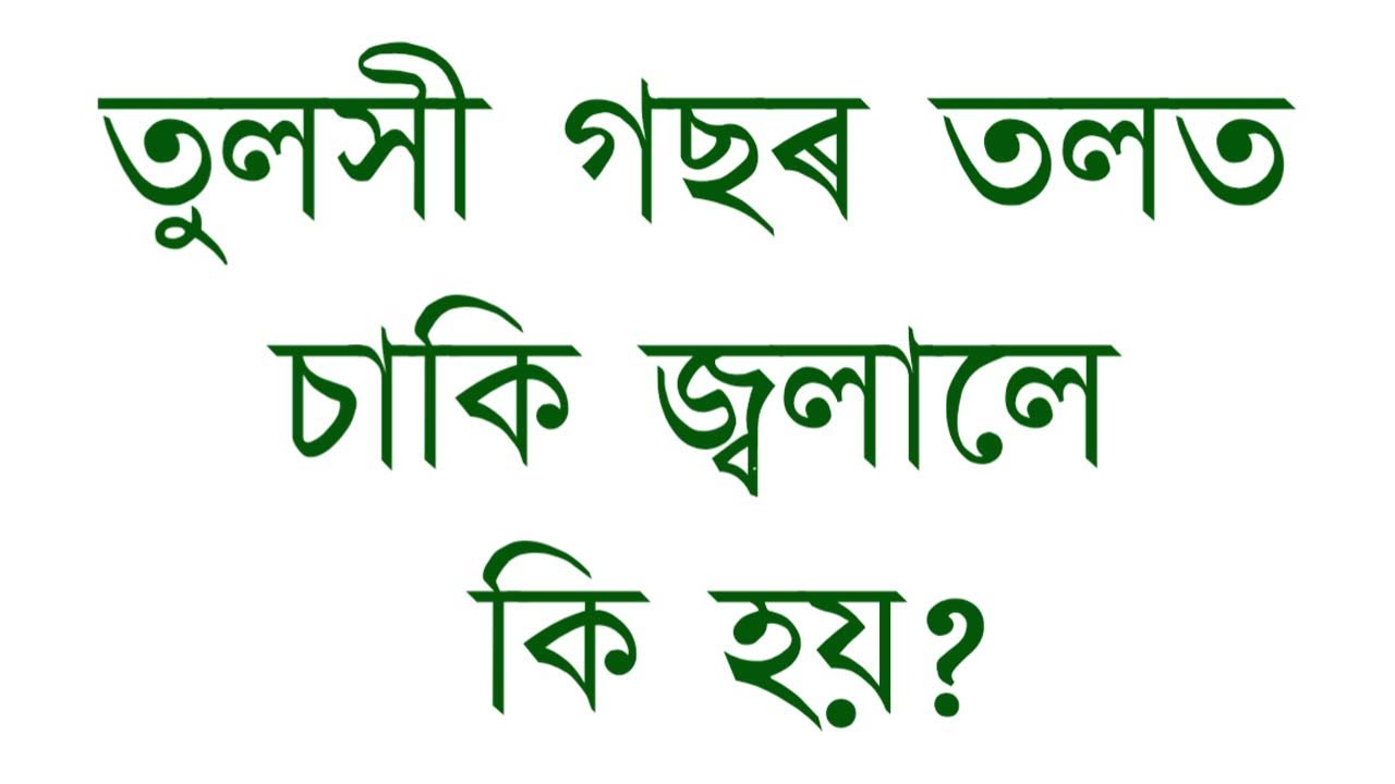 তুলসী গছৰ তলত চাকি জ্বলালে কি ফল লাভ কৰিব পাৰি? এটা জ্ঞানবৰ্ধক কাহিনী | Vastu tips | krishna updesh