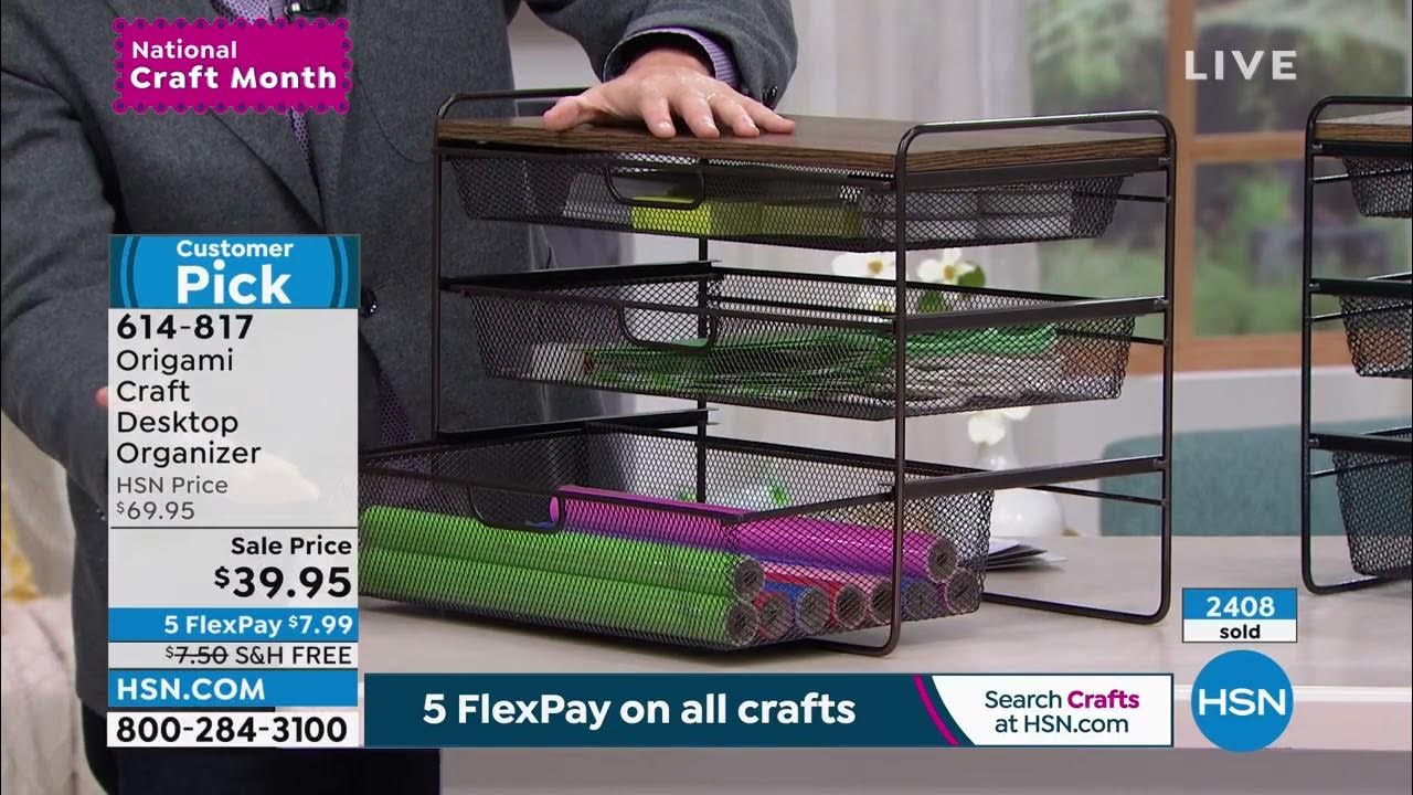 Origami Craft Desktop Organizer YouTube