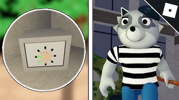 How to get the TROPHY BADGE & RASH CUTSCENE CHARACTER in PIGGY CUTSCENE TEST | Roblox