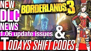 New Borderlands 3 1.06 update issues, Shift codes, DLC Gaming News