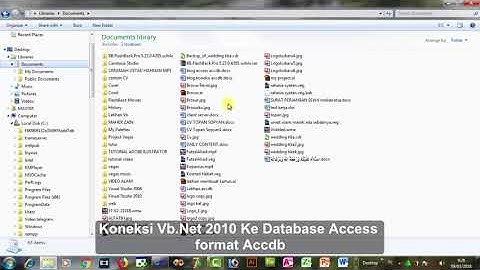 Vb2010(Koneksi Vb.Net ke Database Access "Accdb")