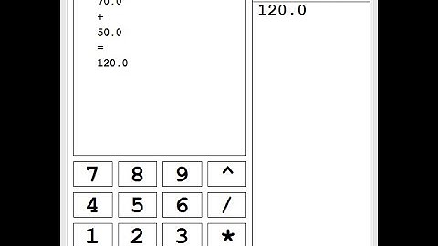 Simple Calculator GUI Project using Turtle in Python