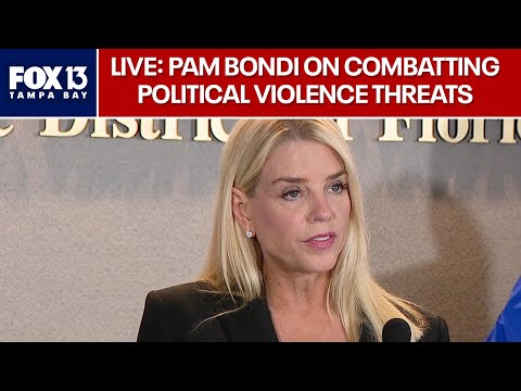 Pam Bondi speaks in Tampa