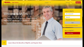 Prepare a shipment with MyDHL Web Shipping - Arabic Subtitles
