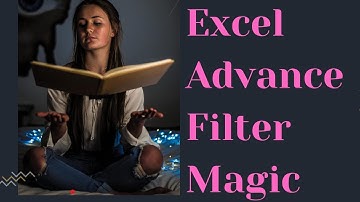 excel advanced Filter | Excel Advanced Filter in pashto | #exceladvancedfilter