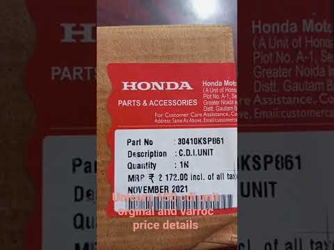 Unicorn 150 Cdi Unit Original And Varroc Price Details