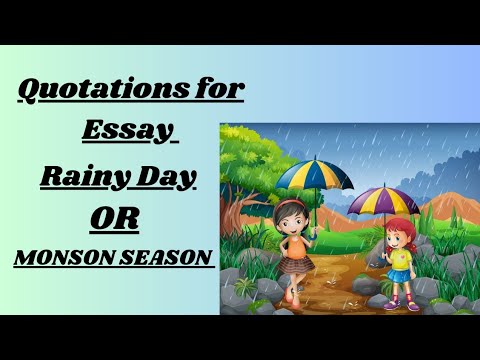 monsoon essay quotations for class 10