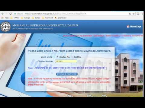 mlsu admit card 2014 15