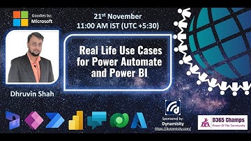 Real Life Use Cases for Power Automate and power BI - By - Dhruvin Shah
