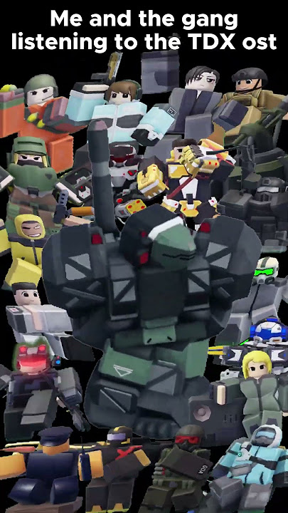 Listening to the TDX OST got me like - Tower Defense X Roblox
