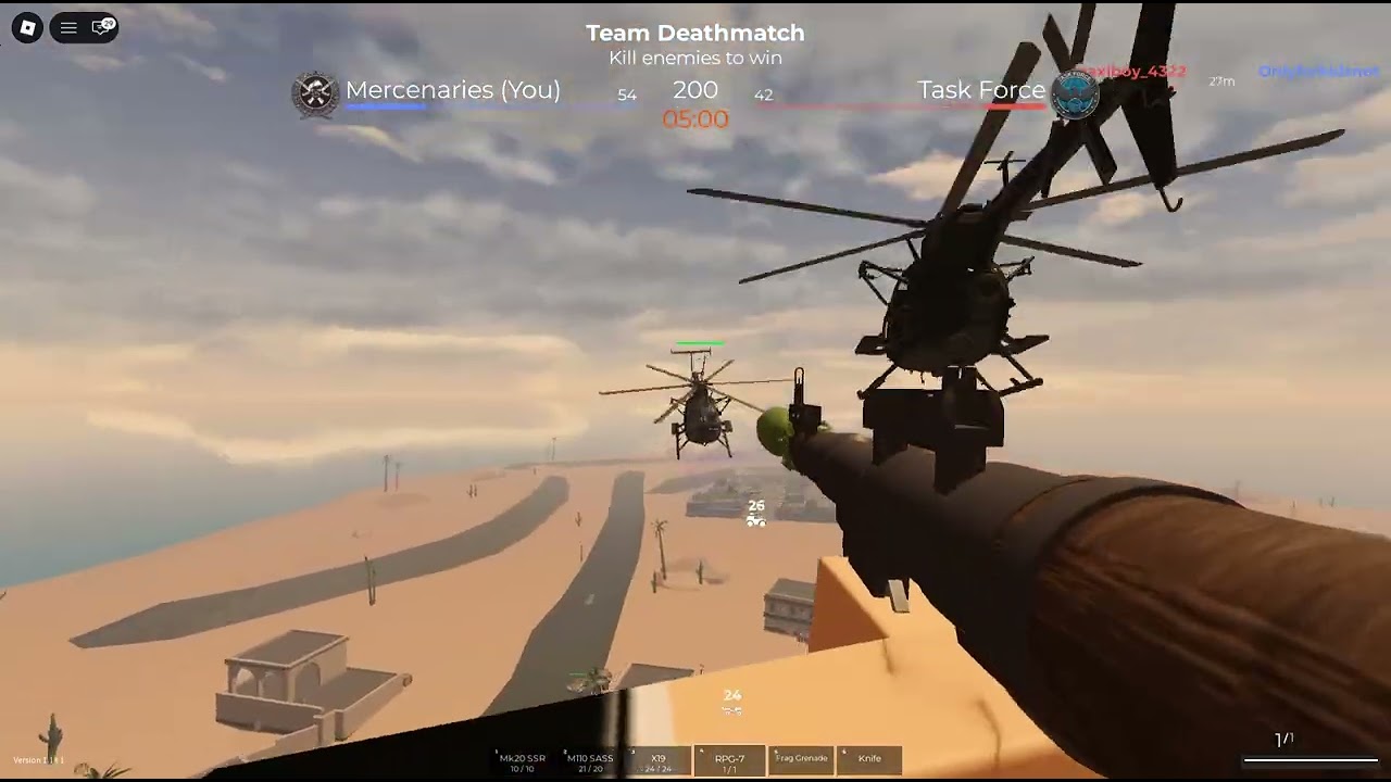 Playing With SR Roblox Ground War #28