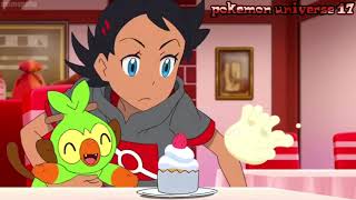 Goh catches Milcery and evolves it into Alcremie!!    Journeys Pokémon Journeys episode 82