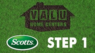 Scotts 4 Step Lawn Care -  Step 1: Turfbuilder With Halts
