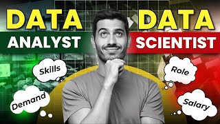 Data Analyst vs Data Scientist - What's the Difference? | Role, Skills, Salary & Demand