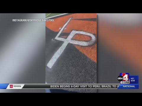 Skyridge High School football field vandalized