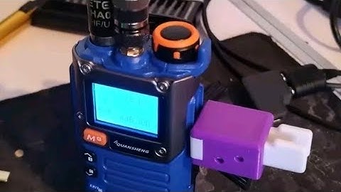 Quansheng UV-K5 Morse Code Paddle