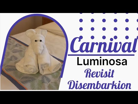 Walk-Off Disembarkion Carnival Luminosa BNE International Cruise Terminal @julescruisecompanion Video Thumbnail